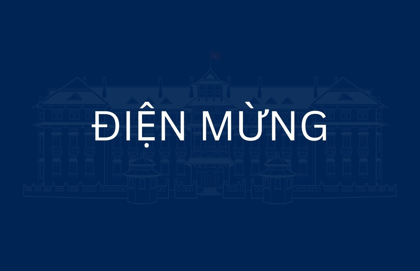 Điện mừng Quốc khánh Vương quốc Bỉ